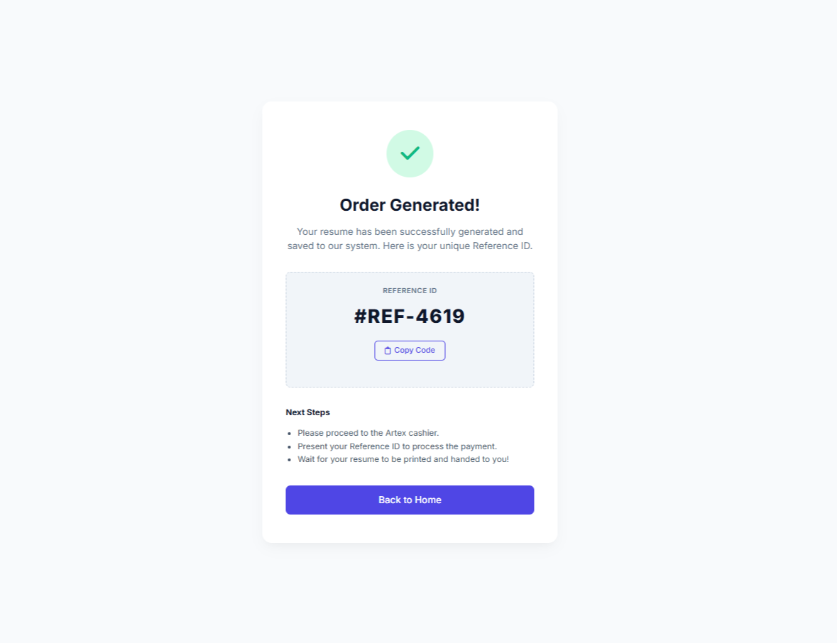 Generate Order